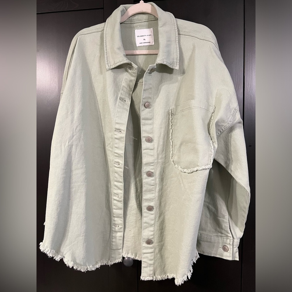 Celebrity Pink Shacket